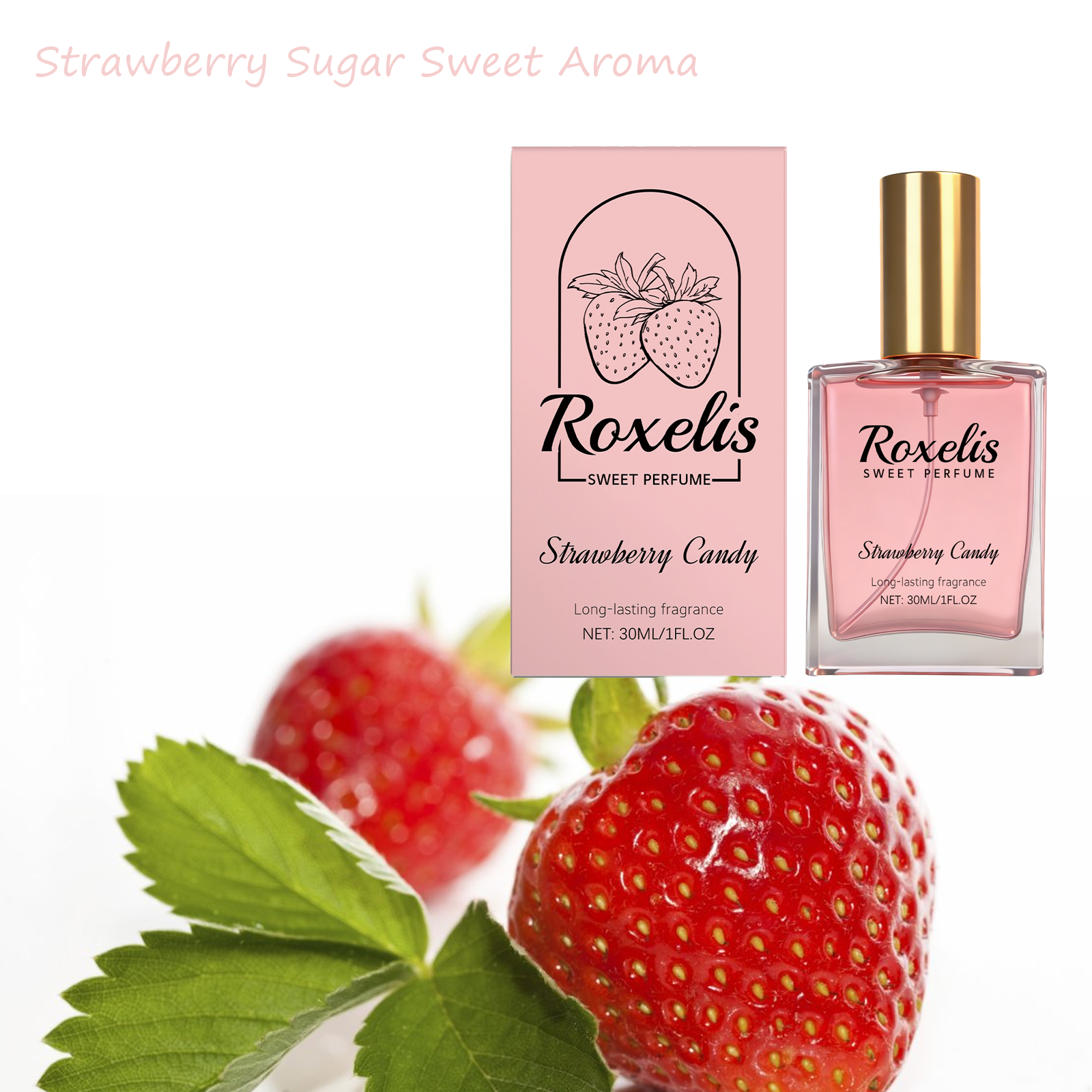 Perfume Fragrance Free - Strawberry Candy Sweet Fragrance Portable Natural
