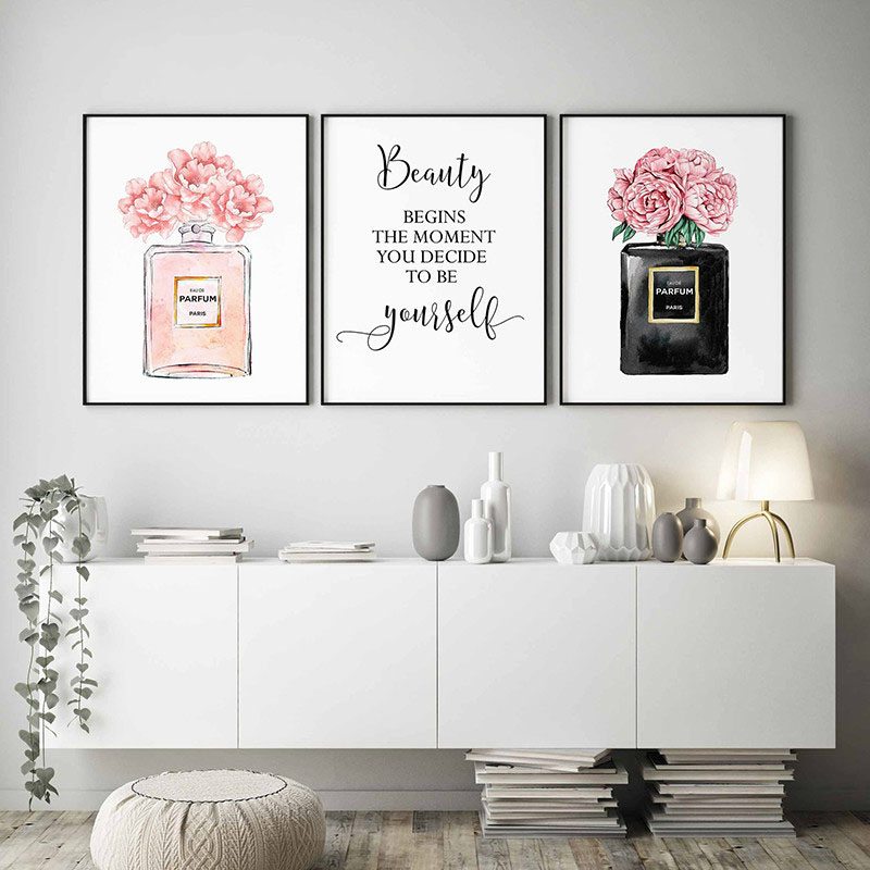 Perfume Bottle Wall Art Perfum – Perfume Quotes recenzja i cena