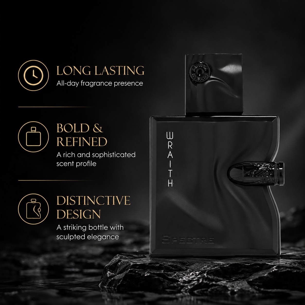 Sculpted Black Bottle Men Eau  – Perfume Fragrance Dupe recenzja i cena