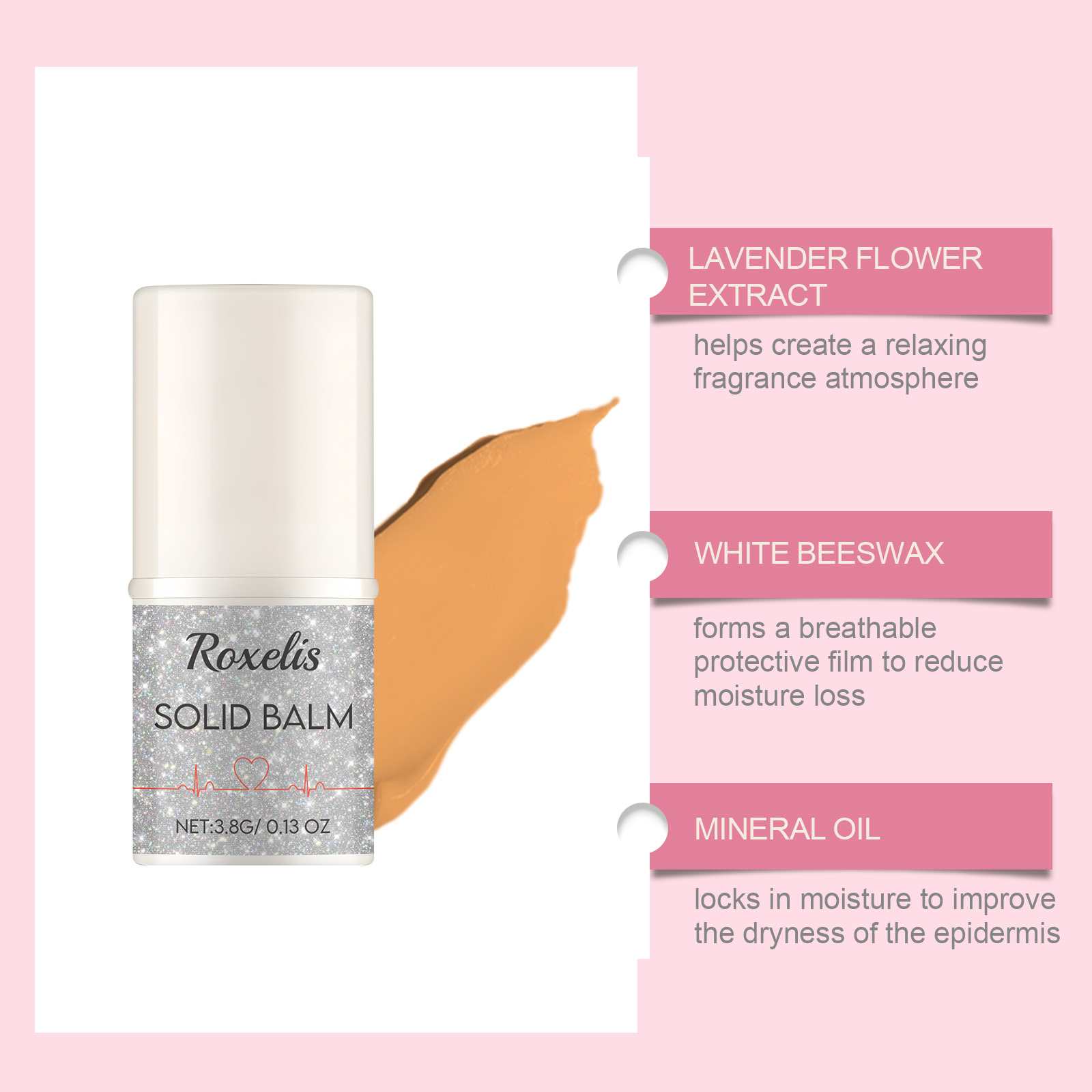 ROXELIS 3.8g Portable Solid Pe – Perfume Lavender Fragrance recenzja i cena