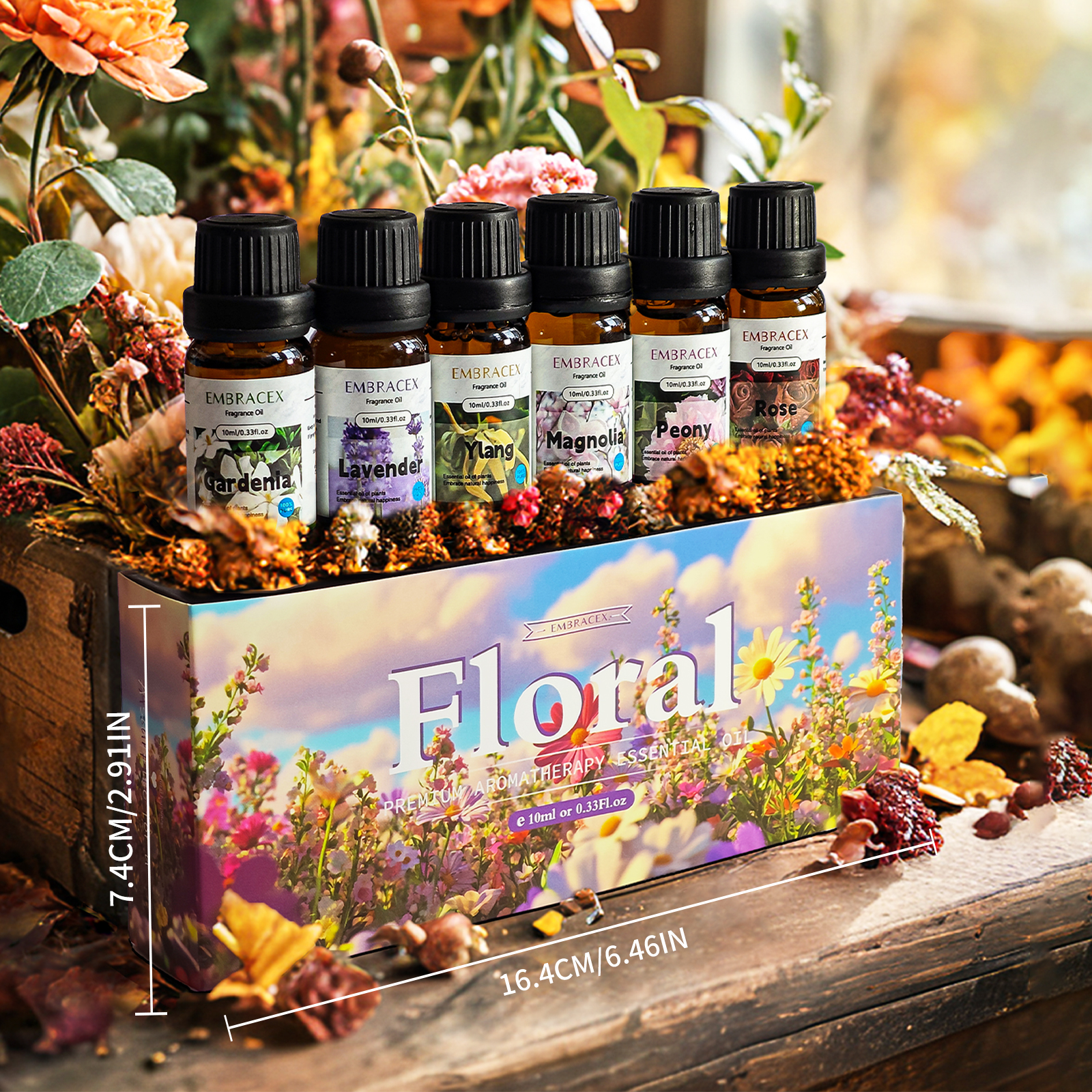 6PC/1Set 10ML Gift Box Floral  – Perfume Lavender Fragrance recenzja i cena