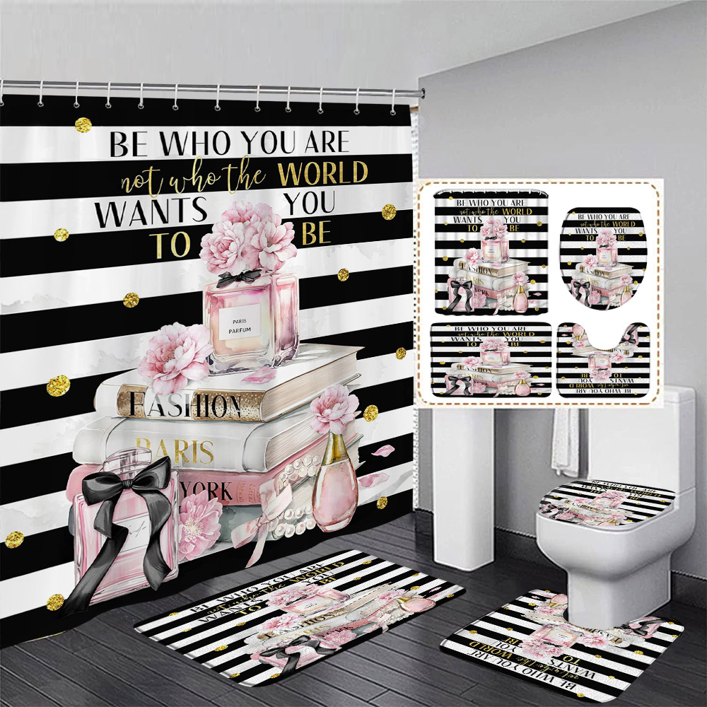 Pink Floral Perfume Shower Cur – Perfume Quotes recenzja i cena
