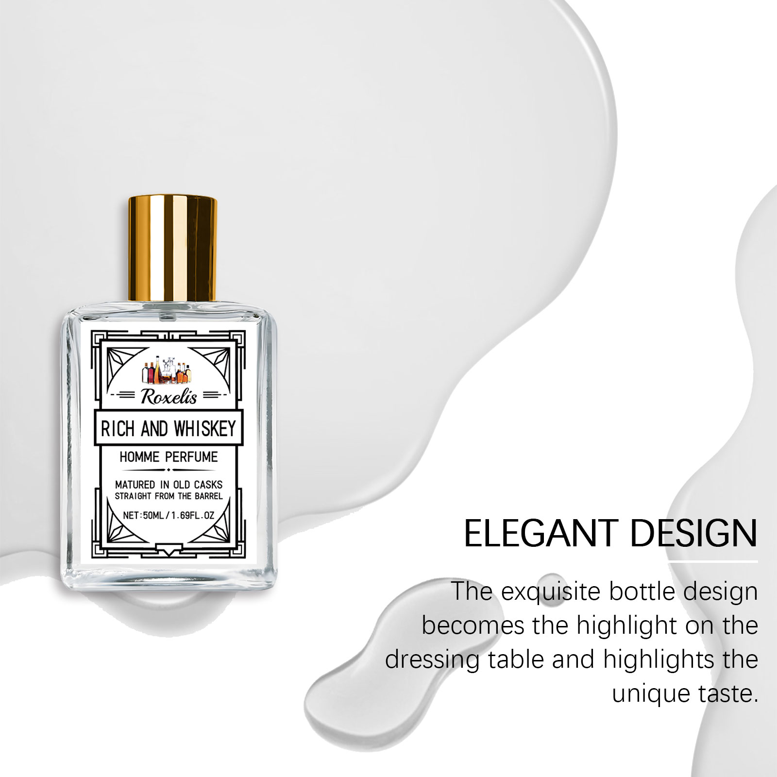 Roxelis 50ml Charm Whisky Men' – Perfume Fragrance Free recenzja i cena