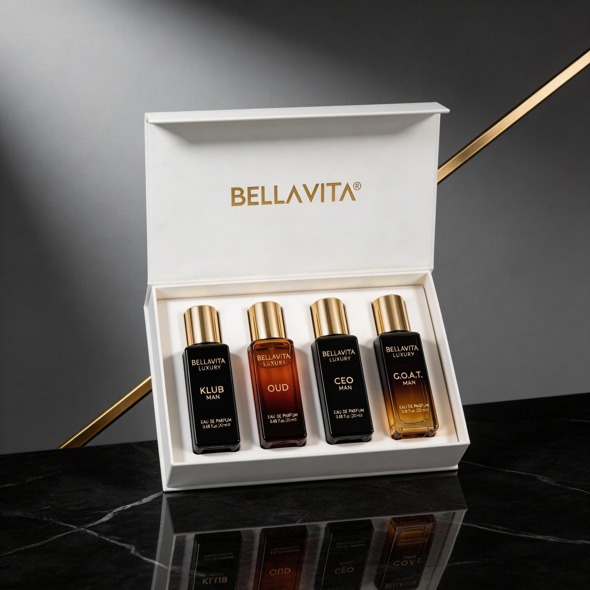 Bella Vita Portable 4x20ml Lux – Perfume Alcohol Fragrance recenzja i cena